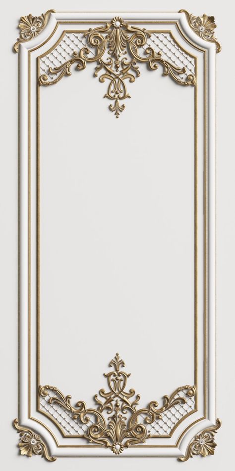 Classic moulding frame with ornament dec... | Premium Photo #Freepik #photo #frame #vintage #gold #design Classic Moulding, Ceiling Design Ideas, Baroque Decor, Mirror Dining Room, Baroque Frames, Wall Tiles Design, Baroque Design, Mirror Design Wall, Classic Interior Design