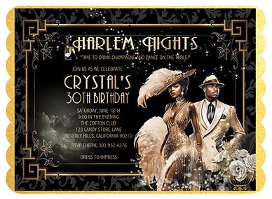 Harlem Nights Attire, Harlem Nights Theme Party, Harlem Nights Theme, Roaring 20s Birthday, Gatsby Birthday Party, Couple Birthday, Harlem Nights, Woman Birthday Party, Birthday Event