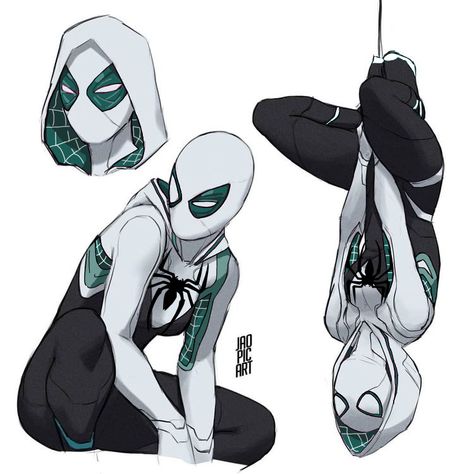 Spider Man Suit Reference, Spider Man Oc Poses, Spider Suit Design Female, Female Spiderman Suit Concept Art, Spider Man Oc Drawing, Spider Man Into The Spider Verse Oc, Spider Man Design Art, Spider Man Outfits Ideas Drawing, Spider Verse Oc Female