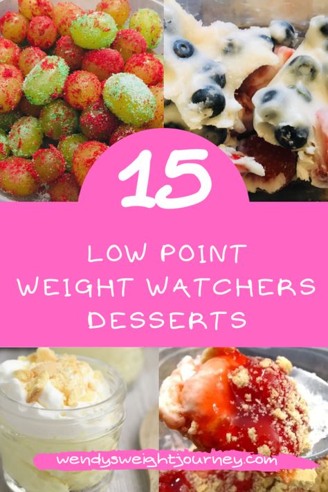 Ww Desserts Easy Low Points, Low Point Weight Watchers Desserts, Zero Point Desserts, Low Point Desserts, Weight Watcher Snacks, Low Points Weight Watchers, Weight Watcher Desserts, Weight Watchers Dessert Recipes, Weight Watchers Meal Plans