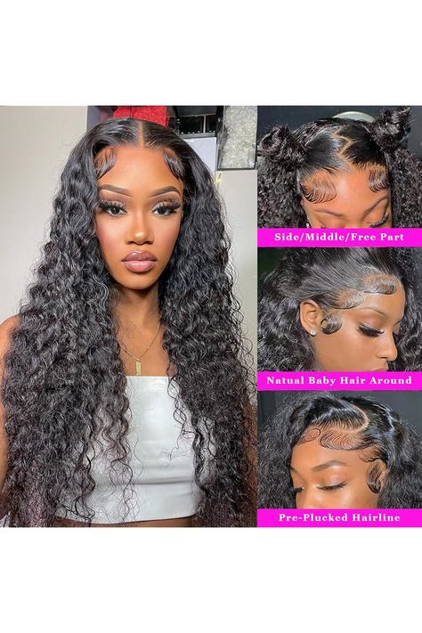 Deep Wave Lace Front Wigs Human Hair,150% Density 9A Curly Lace Front Wig Human Hair, 13x4 HD Lace Front Wigs Human hair Frontal wigs Human hair Pre Plucked with Baby Hair (Curly wig,20 inch) Deep Wave Lace Front Wigs, Lace Front Wigs Human Hair, Curly Lace Front Wigs, Wig Human Hair, Wigs Human Hair, Curly Wig, Deep Wave, Womens Wigs, Hd Lace