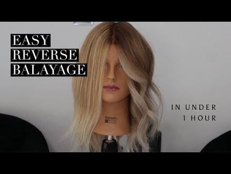 (56) Easy Reverse Balayage in Under 1 Hour - YouTube Balayage Hair Tutorial Step By Step, Reverse Balayage Video, How To Reverse Balayage, Diy Reverse Balayage At Home, Bayalage At Home, Reverse Balayage Before And After, Reverse Balayage Brunette, Balayage Before And After, Reverse Ombre Hair