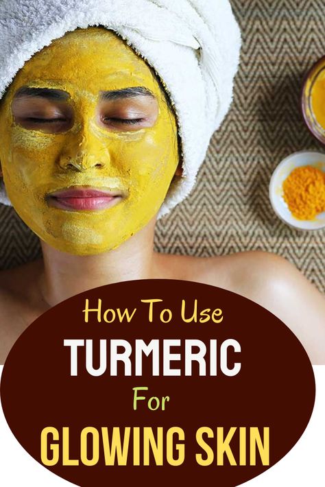 Face Masks For Glowing Skin, Masks For Glowing Skin, Glowing Skin Overnight, Glowing Skin Diy, Tumeric Face, Diy Turmeric Face Mask, Remedies For Glowing Skin, Turmeric Face, Turmeric Face Mask