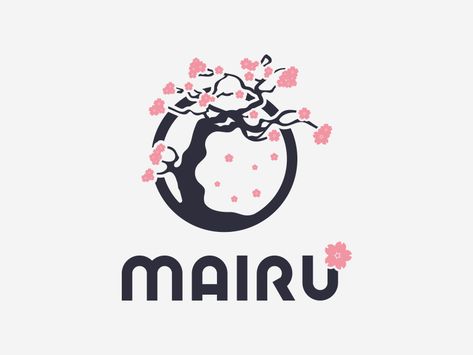 Mairu (Sakura) icon typography badge love pubg brand tree cherry blossom flower sakura game logotype logo identity esports branding gaming Cherry Blossom Logo Design, Cherry Blossom Logo, Sakura Logo, Blossom Logo, Lotus Flower Logo Design, Flower Sakura, Lotus Flower Logo, Tea Logo, Tree Logo Design