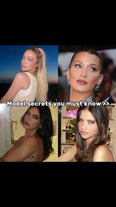 Model Glow Up, How To Look Like A Model Naturally, Ugly To Pretty Transformation, Beauty Subliminal Results, Adriana Lima 2024, Model Tips Beauty, Model Beauty Tips, How To Look Like A Model, Model Hacks