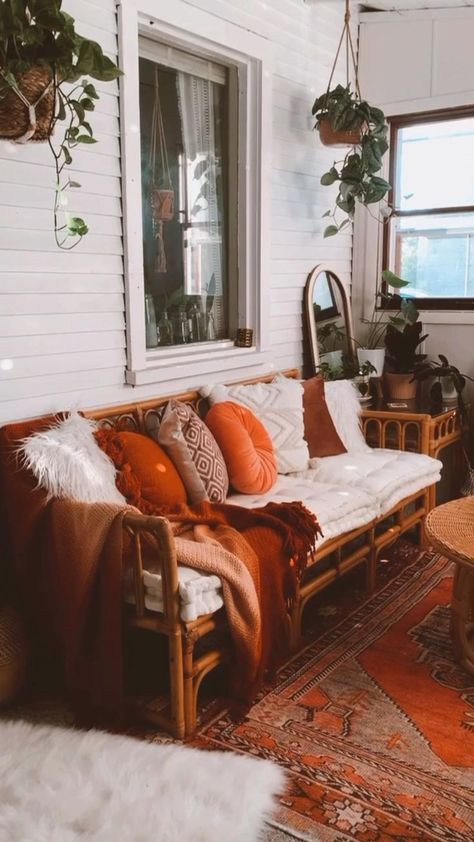 the last golden hour from the sunroom before I bring all my plants inside for the year 🌿✨ | Bohemian living room, Home decor inspiration, Home living room Bohemian Sunroom, Bedroom Decorating Ideas, Bohemian Living Room, Bedroom Decorating, Apartment Inspiration, Boho Living Room, Living Room Inspo, Room Inspiration Bedroom, Bohemian Home