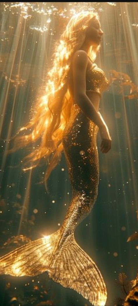 Autumn Mermaid, Gold Mermaid Tail, Yellow Mermaid, Gold Mermaid, Mermaid Tails, A Mermaid, Fallout, Real Life, Meditation