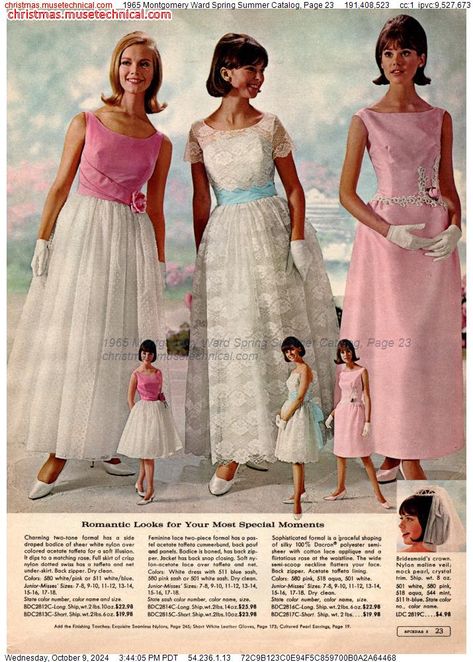 1965 Montgomery Ward Spring Summer Catalog, Page 23 - Catalogs & Wishbooks Colleen Corby, 1969 Fashion, 60’s Fashion, Vintage Catalog, 1960’s Fashion, 1960s Dresses, 1960 Fashion, 1960's Fashion, 60s And 70s Fashion