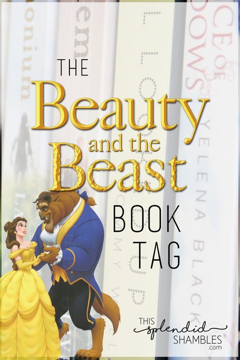 Book Tag Ideas, Beauty And The Beast Reading, Beauty And The Beast Scrapbook, Beauty And The Beast Bookmark, Of Beast And Beauty Book, Beauty And The Beast Book, The Beast Within Book, Book Tags, Book Blogging