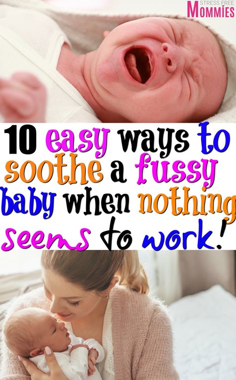 Do you have a fussy baby? Learn these 10 fussy baby tips that you can easily do to help soothe your fussy baby with no stress. Tips and tricks that work. Newborn care tips. New parents tips. How to care for your newborn baby. baby soothing tips. via @http://www.pinterest.com/stressfreemom Newborn Baby Tips, Baby Sleep Problems, Baby Care Tips, Baby Massage, Pregnant Mom, Baby Supplies, Newborn Care, Baby Learning, Baby Life