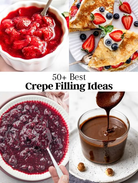 Breakfast Picnic Ideas, Filling For Crepes, Crepe Filling Ideas, Homemade Chocolate Cake Recipes, Breakfast Muffins Egg, Chicken And Rice One Pot, Orange Flavoured Cake, Crepe Ideas, Matilda Chocolate Cake