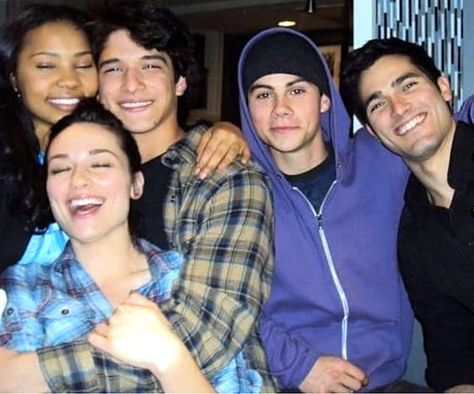 Allison Argent (Crystal Reed), Scott McCall (Tyler Posey), Stiles Stilinski (Dylan O'Brien) & Derek Hale (Tyler Hoechlin) Teen Wolf, A Photo, On Instagram, Instagram