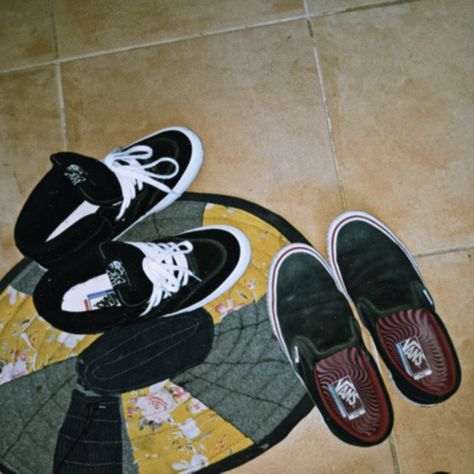 ft. my mama's rug Half Cab Vans, Vans Slip On Pro, Vans Slip On, Slip On, Rug