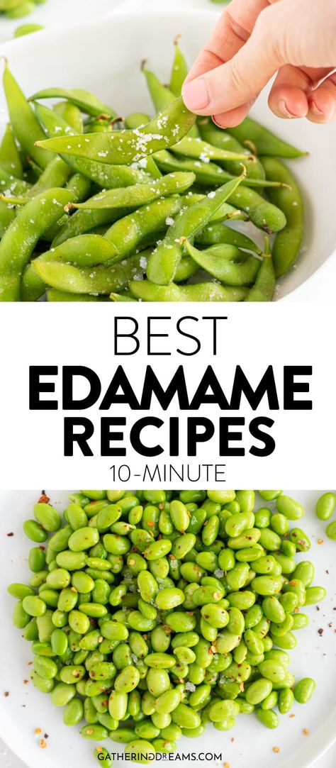 Edamame Toppings, Seasoned Edamame Recipe, How To Cook Edamame, Edamame Recipes Spicy, Edamame Benefits, Edamame Snack, Edamame Recipe, Healthy Hummus Recipe, Shelled Edamame