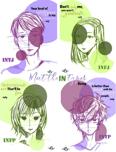 Mbti- "IN" Types. 16 Personalities Intp Fanart, Infp Intj Relationship Fanart, Infp Personality Fanart, Intp Infp Fanart, 16 Personalities Fanart, Intj Personality Fanart, 16personalities Fanart, Into Fanart Mbti, Intp Personality Fanart