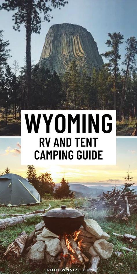 Wyoming has some of the best skiing and is definitely a winter RV destination for those outdoor adrenaline seekers. In the summer months, you have gorgeous hiking in Yellowstone National Park and fishing. It's a no-brainer, Wyoming is an amazing state to visit for camping. Take a look at these campgrounds, the times they are open, camping rules by the state for camping in the National and State Parks, plus more Wyoming camping tips here. Wyoming Camping, Saratoga Wyoming, Wyoming Hiking, Wyoming Trip, Yellowstone National Park Vacation, Wyoming Vacation, Camping Rules, Rv Destination, State Park Camping