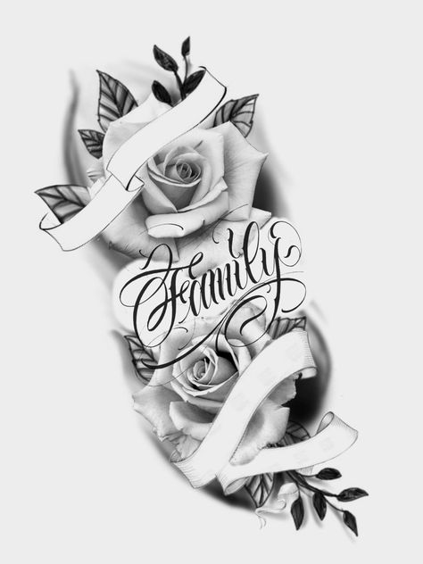 Family Tattoo Design, Memorial Tattoo Ideas, Arm Tattoos Drawing, Tattoo Family, Rose Drawing Tattoo, Half Sleeve Tattoos Drawings, Family Tattoo Designs, Rose Tattoos For Women, Armband Tattoo Design