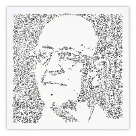 Carl Rogers biography portrait | Life and details about the psychiatrist doctor inside the print | psy poster | illustrated gift nondirective therapy (30x30cm) : Amazon.co.uk: Handmade Products Biography Poster, Psychiatrist Doctor, Carl Rogers, Illustrated Gift, Dog Ball, Star Images, Amazon Handmade, Swinging Chair, Large Picture