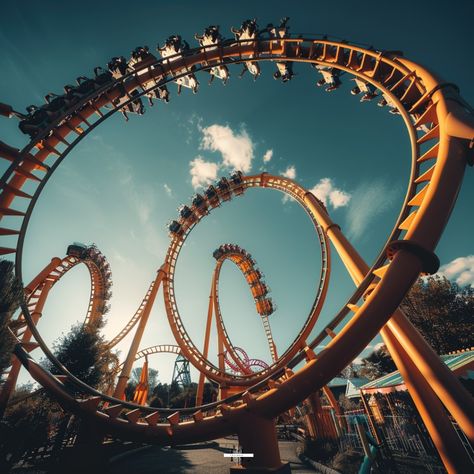 🎢✨ What if a roller-coaster was more than just a ride? Experience the excitement and thrills with these dynamic adventures. 🚗🎢 🔹 Leave a comment and share your favorite ride! Follow for more thrilling adventures. #RollerCoaster #Adventure #HighSpeedThrills #Twisting #AdrenalineFun #ThemeParkRides #ExcitingJourneys #aiArt #ThrillSeekers #RollerCoasterRide #DynamicAdventures #InnovativeArt #aiart #DigitalArt Roller Coaster Aesthetic, Vintage Roller Coaster, Rollercoaster Aesthetic, Cluttered Mind, Planet Coaster, Fun House, Roller Coasters, Roller Coaster Ride, Fair Projects