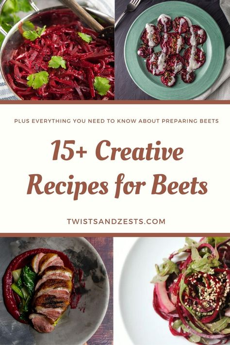 With so many possibilities of how to cook to with beets, it is easy to get overwhelmed. Instead, check out all these tasty beet recipes to make with your latest haul from the farmer's market. Christmas Beet Recipes, Beets For Dinner, Cooking With Beets, Mashed Beets Recipes, What To Do With Cooked Beets, Recipes With Beats, How To Eat Beets, Ways To Eat Beets, Boiled Beets Recipe