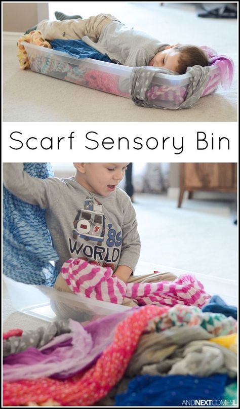 Simple sensory bin for kids - perfect sensory activity for babies, toddlers, and preschoolers from And Next Comes L Baby Room Activities, Activity For Babies, Natural Classroom, Sensory Equipment, Daycare Decor, Heuristic Play, Infant Classroom, Sensory Bags, Sensory Activity