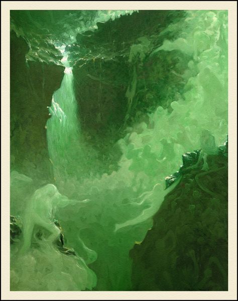 How to Choose a Color Scheme - Deja Vue Designs Green Monochromatic, Monochromatic Painting, Green Monochrome, Green Paintings, Giclee Painting, Fantastic Art, Green Aesthetic, Fantasy Landscape, Dark Art