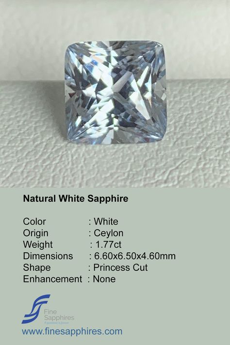 Thick As Thieves, Princess Cut Engagement, White Sapphire Ring, Engagement Ring Ideas, Countries In The World, Sapphire Color, Types Of Gemstones, Sapphire Engagement Ring, Sapphire Engagement