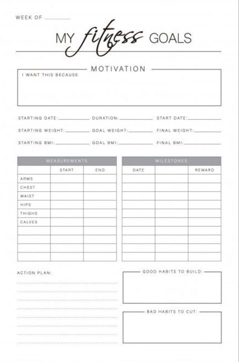 Goal Sheet, Daily Routine Planner, Study Planner Printable, To Do Planner, Journal Templates, Life Binder, Health Planner, Routine Planner, Motivation Goals