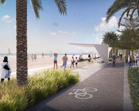 Lagoon Park, Landscape Architecture Park, Beach Architecture, Architecture Design Presentation, Dubai Beach, Uae National Day, Urban Beach, Urban Landscape Design, Public Space Design