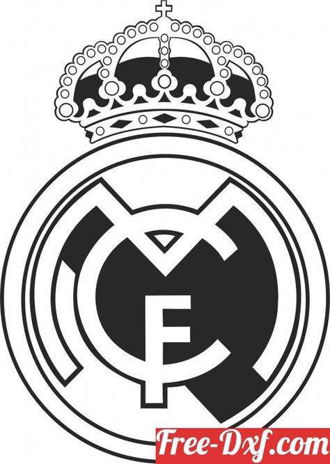 Real madrid football Club logo YlfEw High quality free Dxf files, Svg, Cdr and Ai Ready to cut for laser Cnc plasma and Download Instantly Sports, Soccer, Football, Liga, Real madrid, Madrid Escudo Real Madrid, Logo Real Madrid, Madrid Logo, Madrid Football Club, Real Madrid Football Club, Real Madrid Logo, Real Madrid Club, Football Artwork, Madrid Football