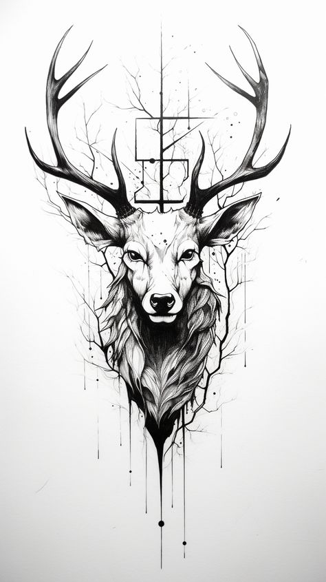 Capture the essence of nature with our minimalist deer silhouette tattoo! Explore the simplicity of design and the majesty of deer on our Telegram channel. Subscribe now and let your ink embody the elegance of these magnificent creatures. #MinimalDeer #DeerTattoo #Tattoo #TatooIdeas #TattooArt #BodyArt #FreeInk #FreeInkArt Deer Silhouette Tattoo, Stag Tattoo Design, Draw Deer, Buck Tattoo, Natur Tattoo Arm, Deer Head Tattoo, Elk Tattoo, Deer Skull Tattoos, Deer Tattoo Designs