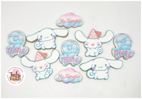 Birthday Cinnamoroll Cookies 🎉🥳 Custom cookies, any design, any theme 📲 Contact us, send us DM or text📲 . #tampabay #tampacakes #customcakes #tampagifts #brooksvillefl #wesleychapelcakes #landolakesfl #tampacupcakes #cakestampa #cupcakeshop #cupcakestampa #brooksvillecakes #latinosentampabay #homemadewithlove #tastywishes4u #customcookies #tampaparties #tampacookies #hillsborougcounty #wesleychapelfl #downtowntampa #customcupcakestampabay #tampafood #tampacake #tampadessert #dadecityfl #moml... Birthday Cinnamoroll, Cinnamoroll Cookies, Cinnamoroll Party, Wesley Chapel Florida, Birthday Sugar Cookies, Drink Stickers, Cupcake Shops, Custom Cupcakes, 13th Birthday