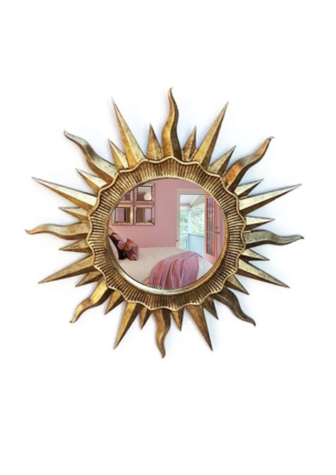 Hippy Aesthetic, Resin Mirror, Sun Color, Sun Mirror, Moon Mirror, Cosy Interior, Mirror Round, Lego Room, Quirky Home Decor