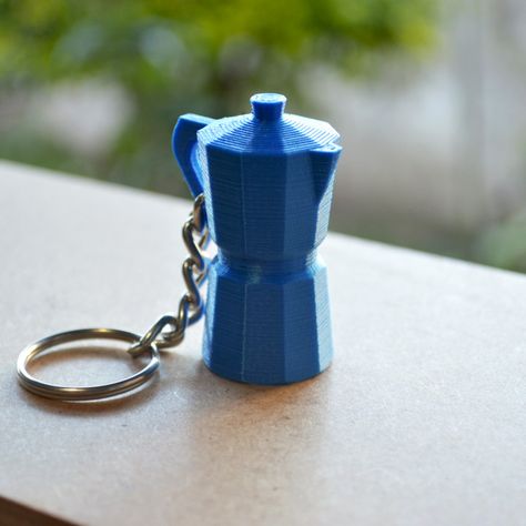 3d Printer Keychains, 3d Print Keychain, Drukarka 3d, David D, 3d Printing Art, 3d Printer Designs, 3d Printing Diy, 3d Printed Objects, Moka Pot