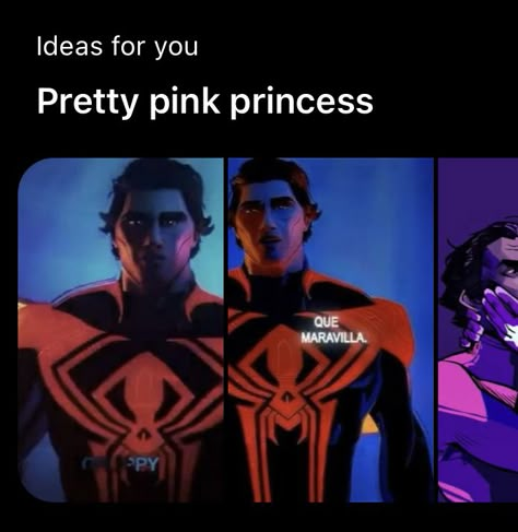 Miguel Ohara, Pretty Pink Princess, Spiderman 3, Spiderman Art, Pink Princess, Spider Verse, What’s Going On, Spiders, Pretty Pink