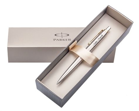 Personalized Gifts - Engraved PARKER PEN JOTTER ballpoint pen Expensive Pens, Engraved Pencils, Waterman Pens, Pen Fountain, Parker Jotter, Engraved Pens, Parker Pen, Pen Set Gift, Personalised Pens