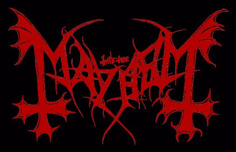 Red And Black Metal Aesthetic, Red Metal Aesthetic, Mayhem Poster, Mayhem Logo, Carcass Band, Band Banners, Mayhem Black Metal, Mayhem Band, Band Logo Design