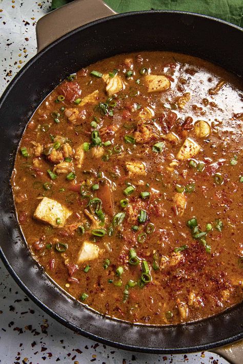 Couvillion Recipe, Courtbouillon Recipe, Creole Recipes Louisiana, Bouillon Recipe, Gumbo Recipe Easy, Creole Sauce, Crawfish Recipes, Seafood Soups, Creole Food