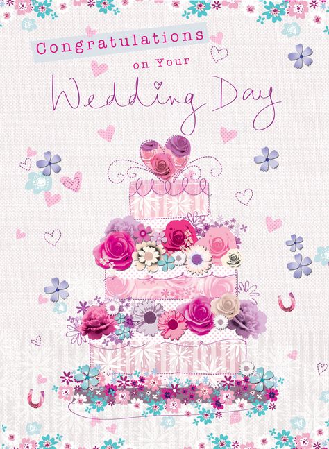 Happy Marriage Day Wishes, Congrats Wedding, Congratulations Message, Wedding Wishes Quotes, Happy Birthday Cake Pictures, Marriage Day, Wedding Messages, Wedding Congratulations Card, Happy Wedding Day