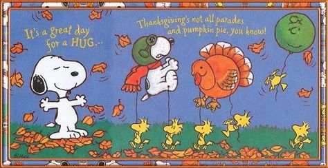 Snoopy has his own Macy's Parade Peanuts Images, Thanksgiving Snoopy, Peanuts Thanksgiving, Charlie Brown Thanksgiving, Happy Thanksgiving Images, Woodstock Snoopy, Thanksgiving Prayer, Thanksgiving Pictures, Thanksgiving Wishes