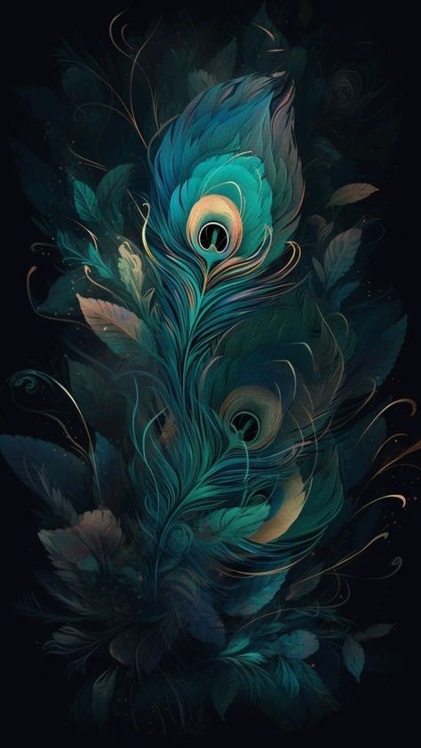 Background For Krishna, Krishna Peacock Feather Painting, Peacock Phone Wallpaper, Morepankh Hd Wallpaper, More Pankh Wallpaper, Krishna Feather Wallpaper, Morpich Image, Krishna Background For Editing, Krishna Black Wallpaper