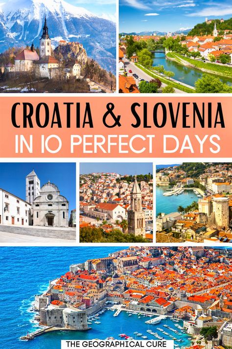 Slovenia Itinerary, Balkan Travel, 10 Day Itinerary, Croatia Itinerary, Bucket List Europe, Kotor Montenegro, Slovenia Travel, Balkans Travel, Travel Croatia