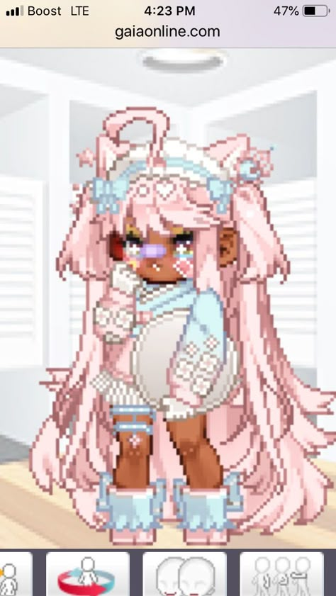 Bud Outfit Ideas Game, Aesthetic Apps Games, Kawaii App, Gaia Online, Kawaii Games, Cute Website, Pixel Art Characters, Kitty Drawing, Hello Kitty Drawing