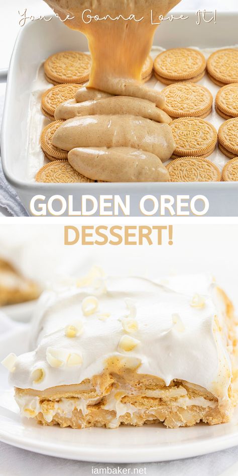 Best Dessert Recipes Ever, Desserts Tiktok, Summer Desserts Easy No Bake, Cheesecake Strawberries, Cookie Pudding Dessert, Dessert Lasagna, Oreo Desserts, Golden Oreo, Baked Cheesecake