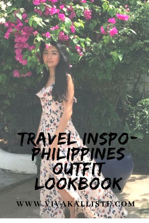 Unsure of what to wear for when you go on vacay? Don't worry, I have  some great travel inspiration for you outfit-wise. My trip to Philippines last year was amazing, and I was able to take so many great outfit shots, so I thought you guys would love to see it!  Hopefully it'll help you on what to wear for your next vacation! X  #ootd #travel #inspiration #lifestyle #blogger #blog #lookbook #fashion #style #stylish Philippines Summer Outfit, Philippines Trip Outfit, Philippines Fashion Casual, Philippines Outfit Ideas, Outfit Ideas Philippines, Philippines Outfits, Outfits Philippines, Travel Outfit Summer Tropical Vacations, Philippines Dress