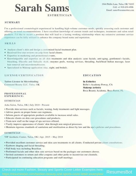 Writing a resume can be a challenge. Let the professionals do it for you! Check our free resume and cover letter sample on our website resumesbot.com... Click for more... If you like our work on Pinterest, you can make a repin of this post to your inspirational board... It is just time to get hired! #Resume #ResumeExamples #Career #Job #ResumesBot #CoverLetter #CoverLetterLayout Esthetician Resume, Recognition Quotes, Cover Letter Layout, Medical Assistant Resume, Esthetician Quotes, Resume Template Examples, Job Resume Template, Student Resume, Jobs For Teens