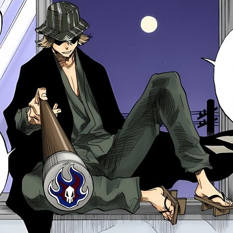 Kisuke Urahara Manga Color, Bleach Characters Manga, Urahara Manga Icon, Bleach Urahara Manga, Urahara Kisuke Pfp, Bleach Urahara Icon, Mangá Icons Colored, Kisuke Urahara Pfp, Urahara Kisuke Manga