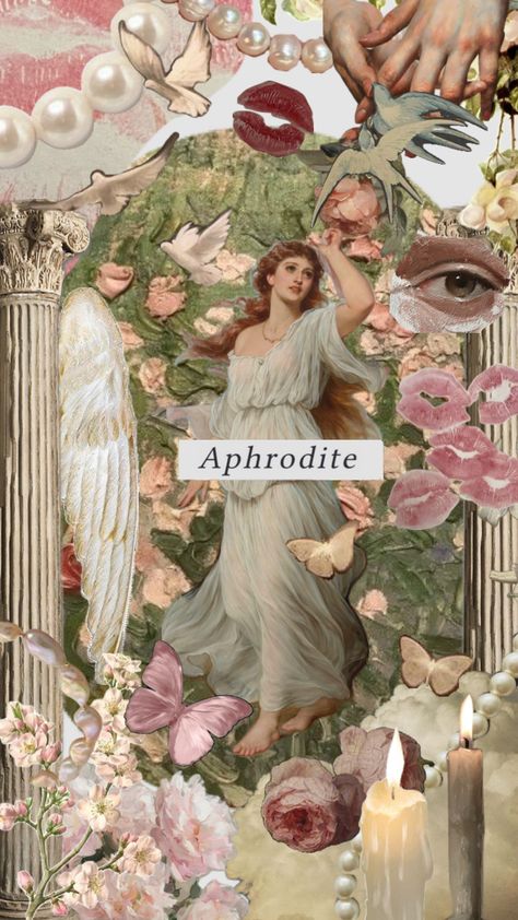 Aphrodite Painting, Spiritual Aura, Aphrodite Aesthetic, Aphrodite Goddess, Vintage Flowers Wallpaper, Greek Gods And Goddesses, Witchy Wallpaper, Beauty Wallpaper, Art Hobbies