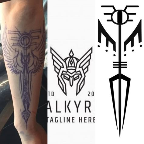 Valkyrie Hand Tattoo, Valkyrie Tattoo Symbols Women, Valkaryie Tattoo, Valkyrie Tattoo Symbols, Valkyrie Tattoos, Phrases Aesthetic, Valkyrie Warrior, Tattoo Warrior, Neck Tattoo Women