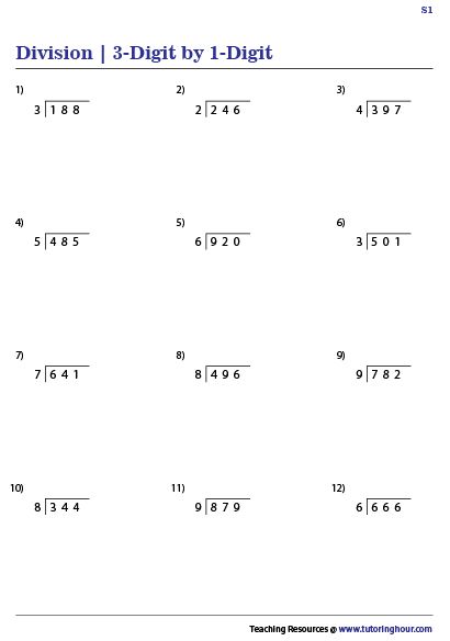 3 Digit By 1 Digit Division Worksheets, Divide Worksheet Class 4, Maths Worksheets Grade 3 Division, Maths Worksheet For Class 3 Division, Maths Division Worksheets Grade 2, Division 3 Digits By 2 Digits, 3 Digit Division Worksheets, Two Digit Division, Math Worksheet For Class 3